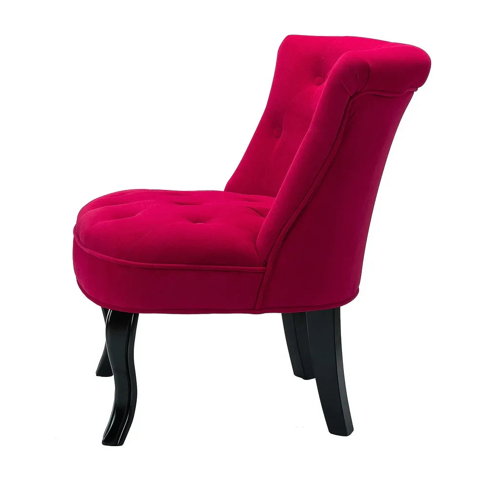 Christi Upholstered Tufted Wingback Accent Chair