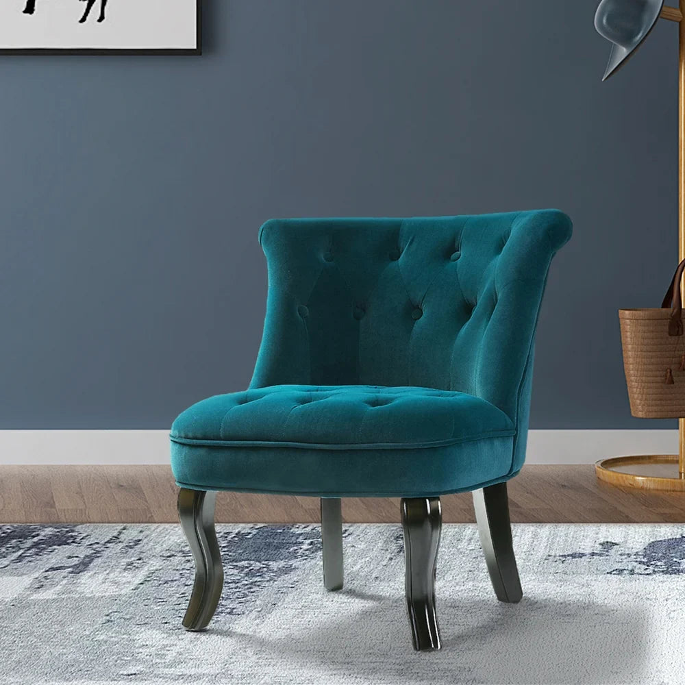 Christi Upholstered Tufted Wingback Accent Chair