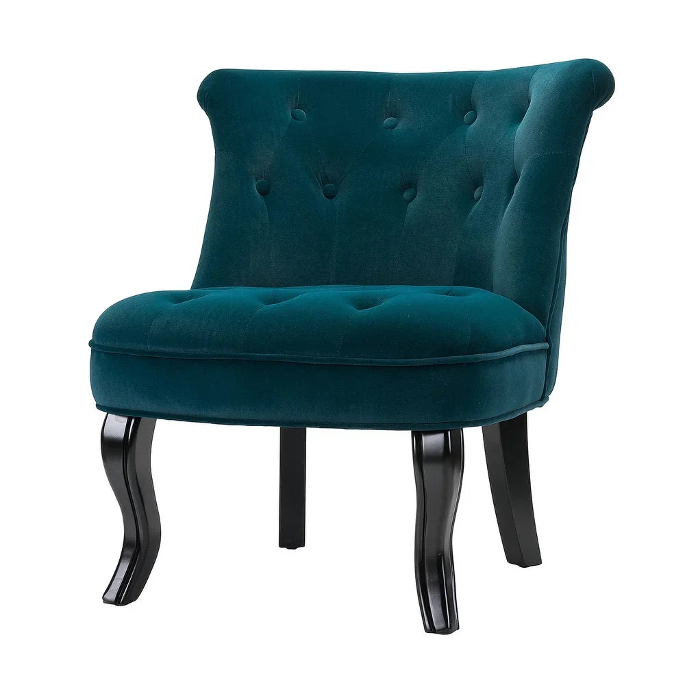 Christi Upholstered Tufted Wingback Accent Chair