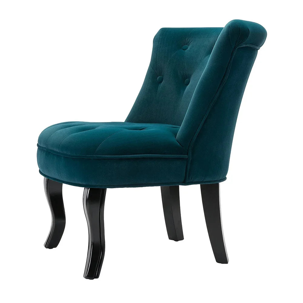 Christi Upholstered Tufted Wingback Accent Chair