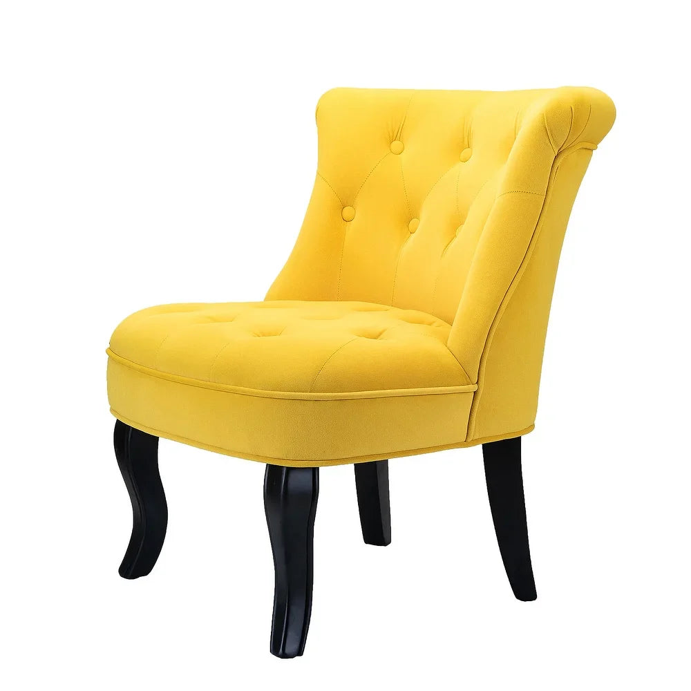 Christi Upholstered Tufted Wingback Accent Chair