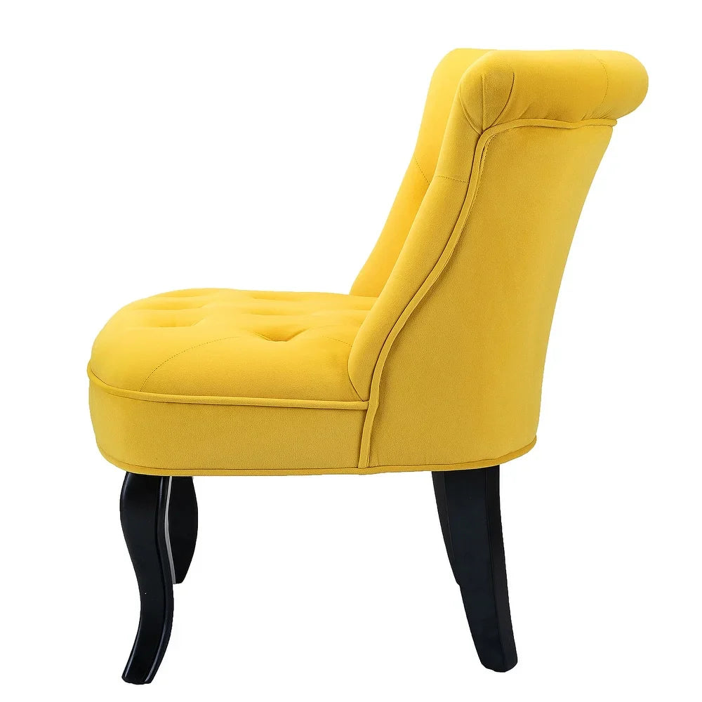 Christi Upholstered Tufted Wingback Accent Chair