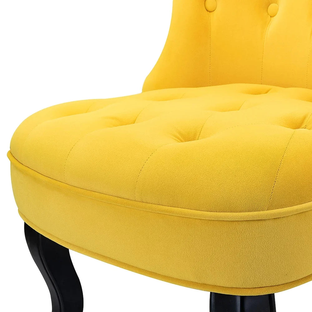 Christi Upholstered Tufted Wingback Accent Chair