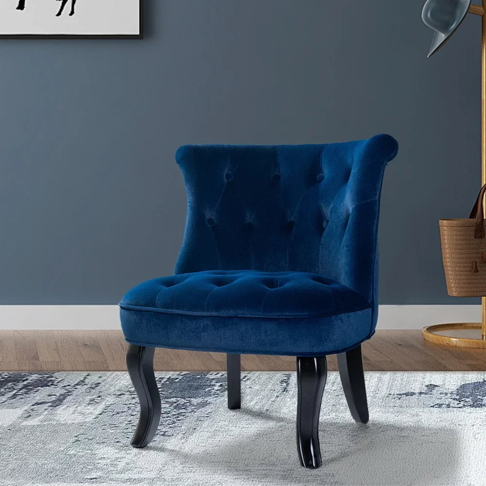 Christi Upholstered Tufted Wingback Accent Chair