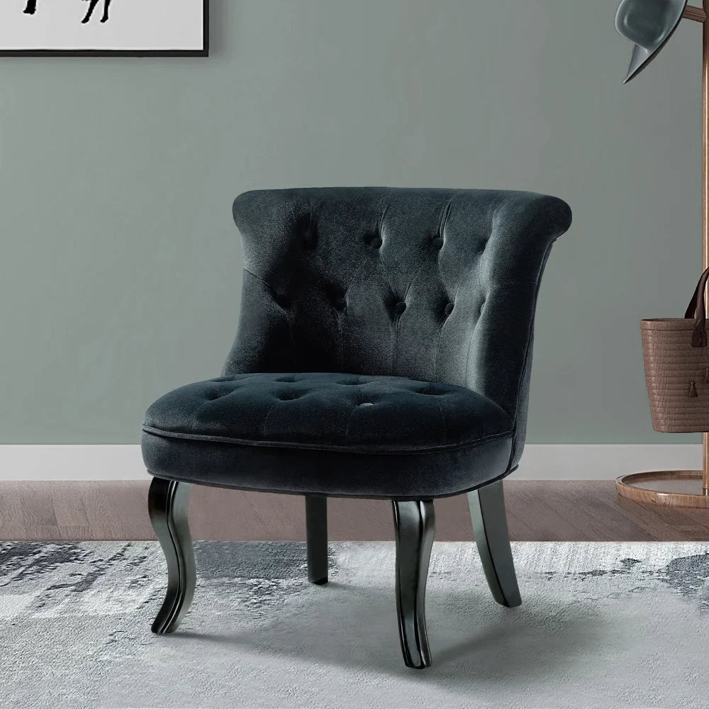 Christi Upholstered Tufted Wingback Accent Chair