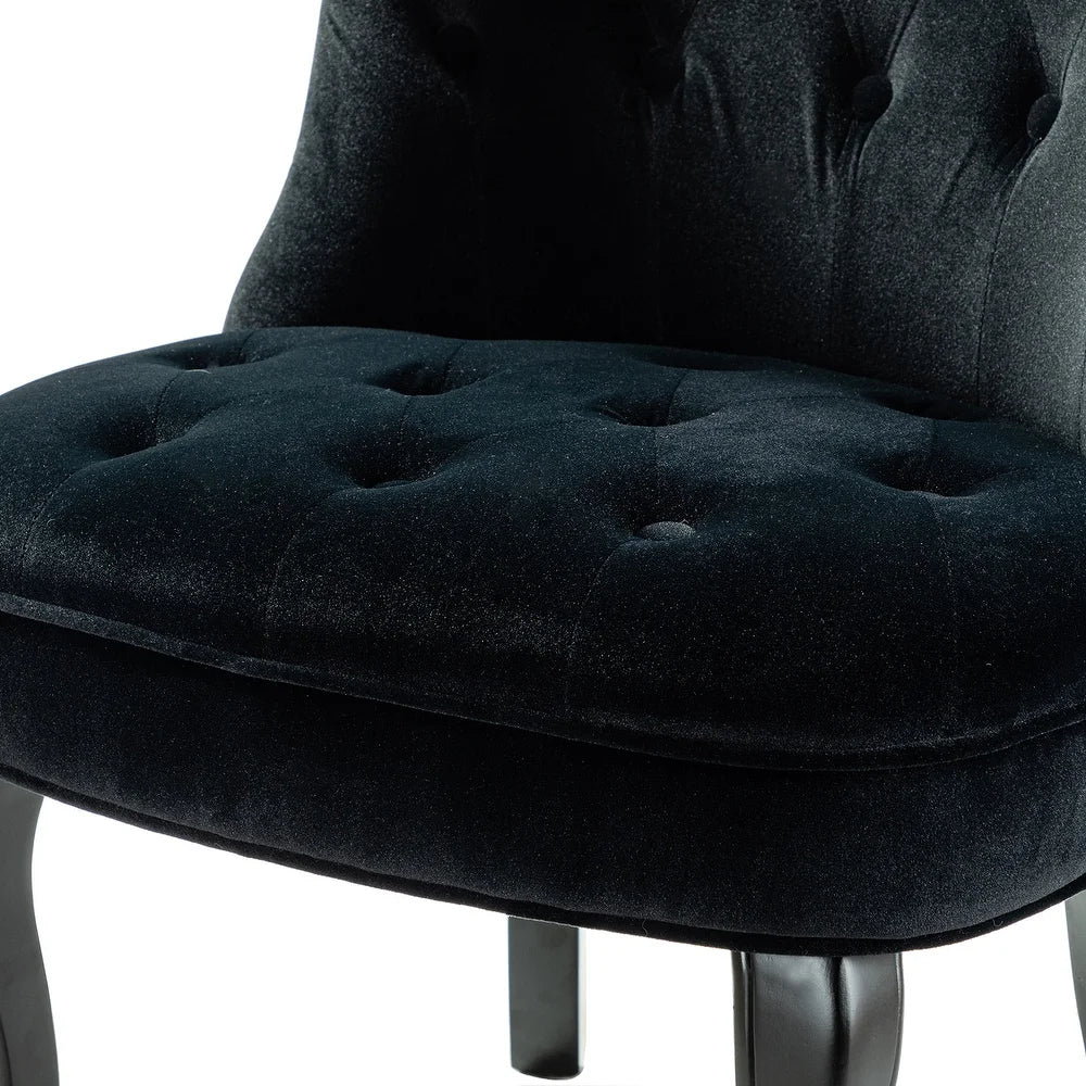 Christi Upholstered Tufted Wingback Accent Chair