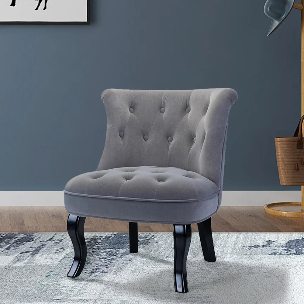 Christi Upholstered Tufted Wingback Accent Chair