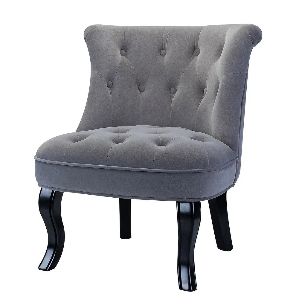 Christi Upholstered Tufted Wingback Accent Chair