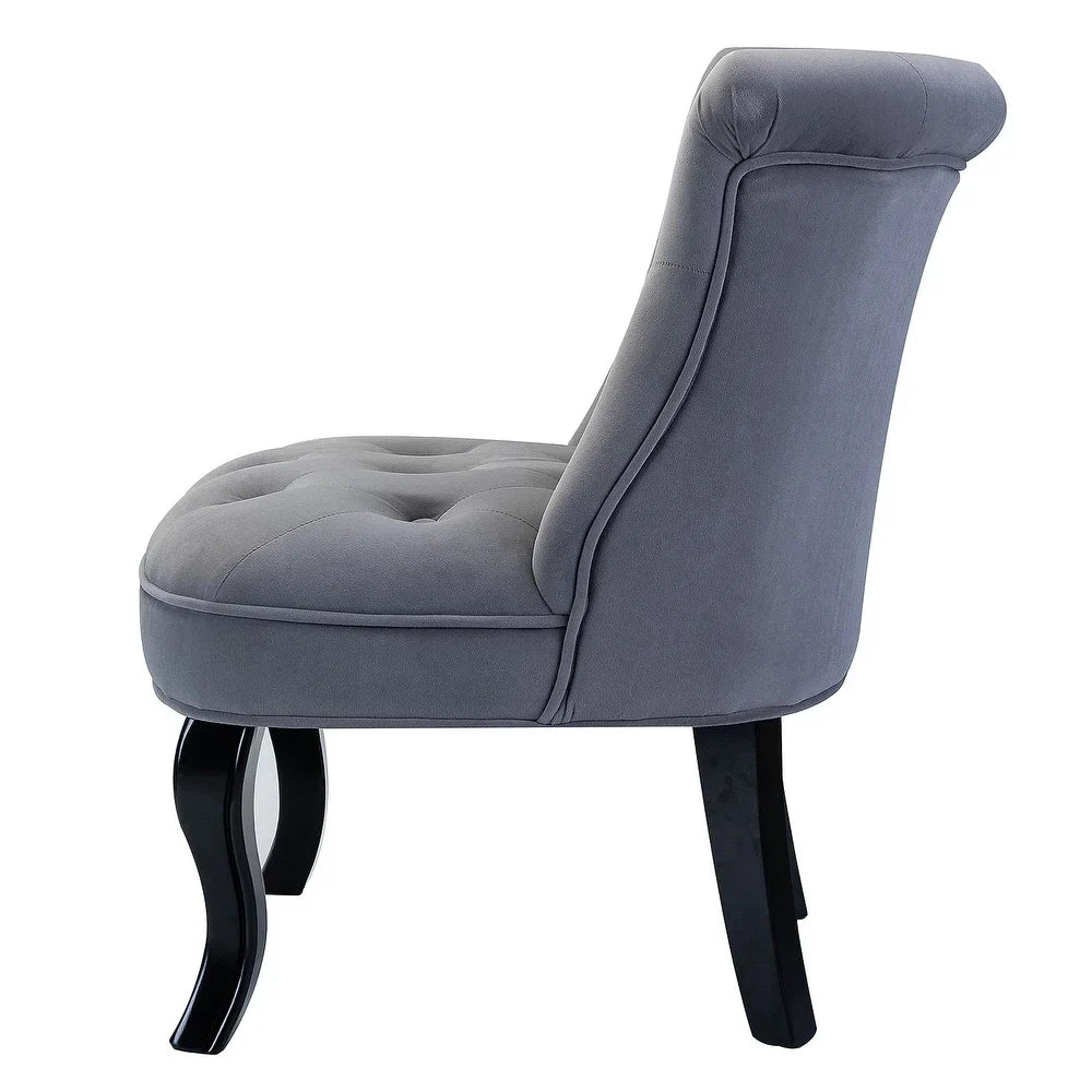 Christi Upholstered Tufted Wingback Accent Chair