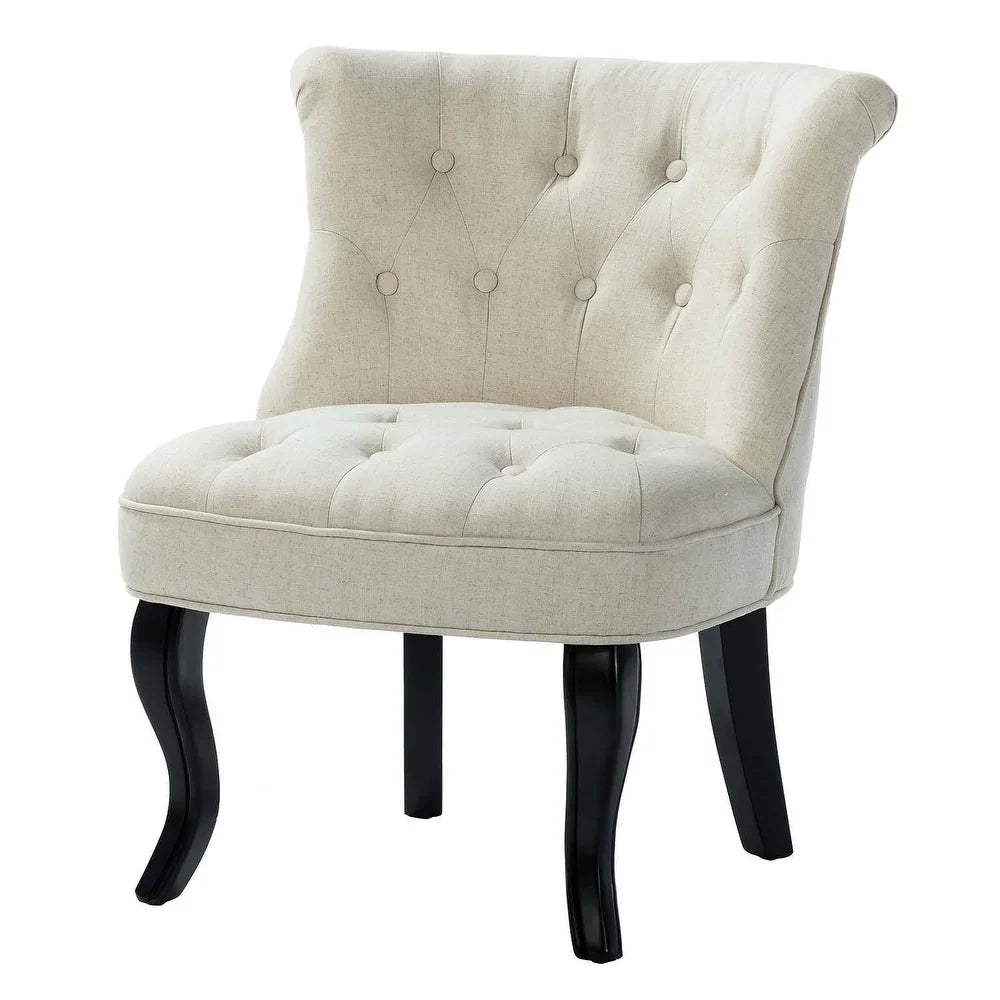 Christi Upholstered Tufted Wingback Accent Chair