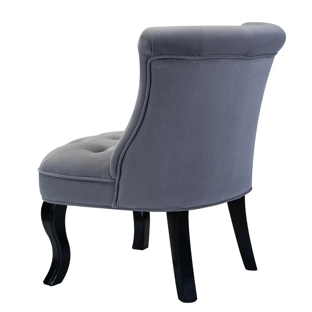 Christi Upholstered Tufted Wingback Accent Chair