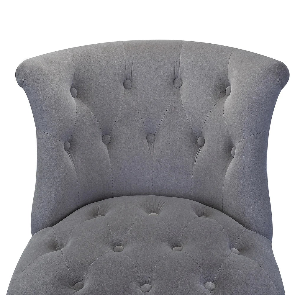 Christi Upholstered Tufted Wingback Accent Chair