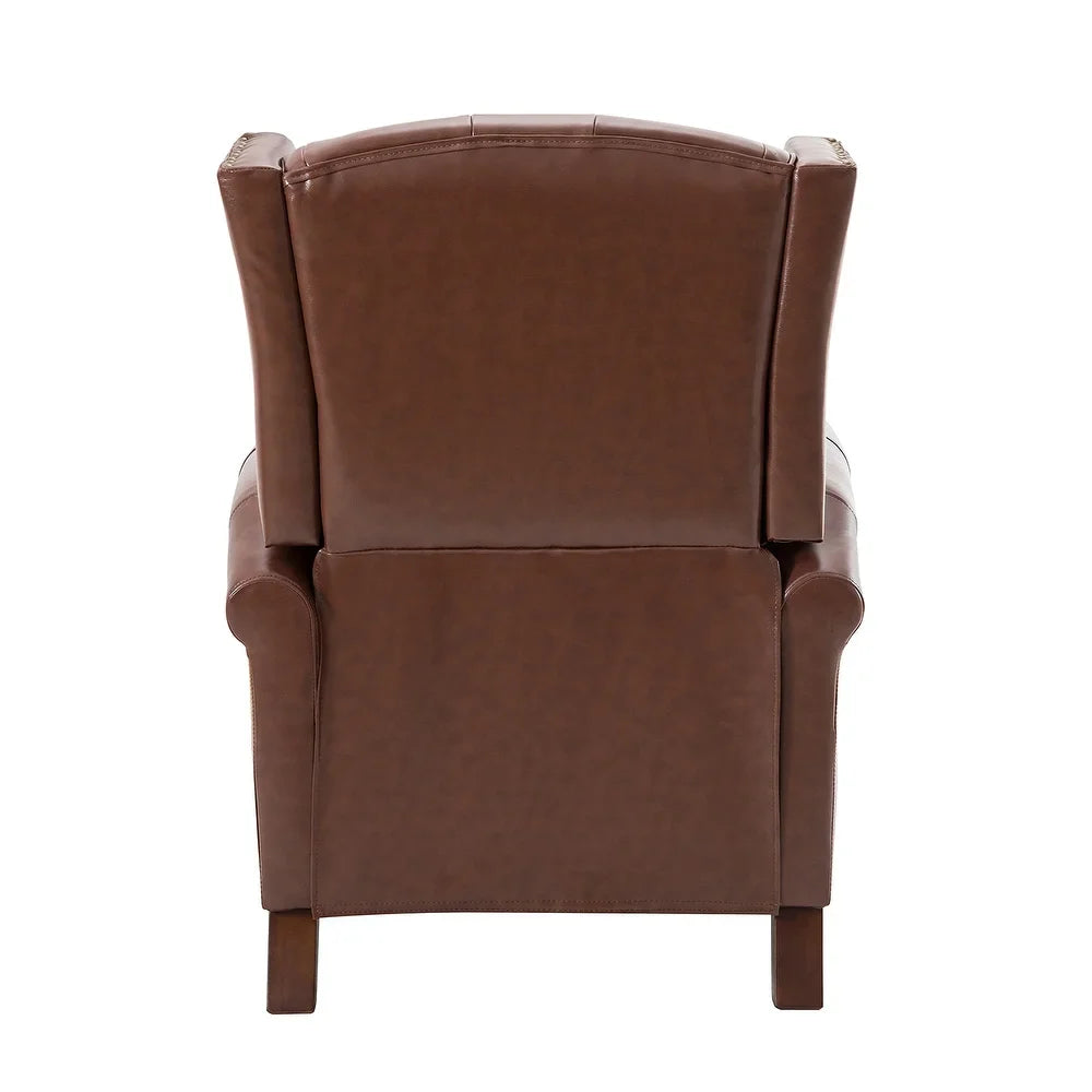 Claros Wooden Upholstery Recliner Set of 2 with Arms