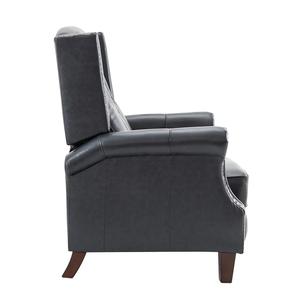 Claros Wooden Upholstery Recliner Set of 2 with Arms