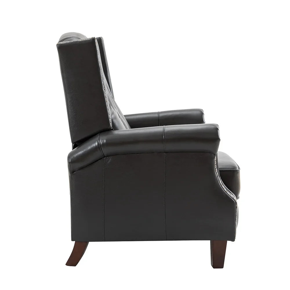Claros Wooden Upholstery Recliner Set of 2 with Arms