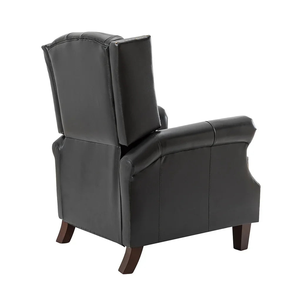 Claros Wooden Upholstery Recliner Set of 2 with Arms