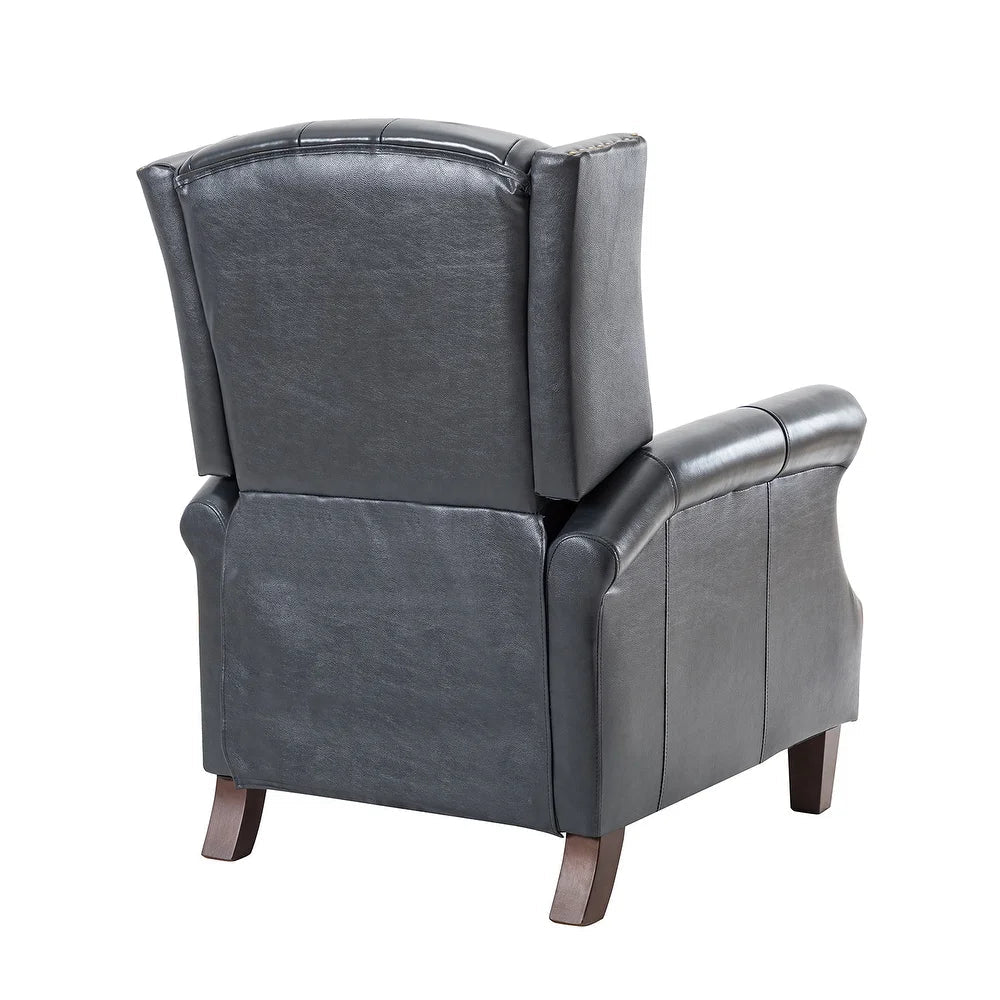 Claros Wooden Upholstery Recliner Set of 2 with Arms
