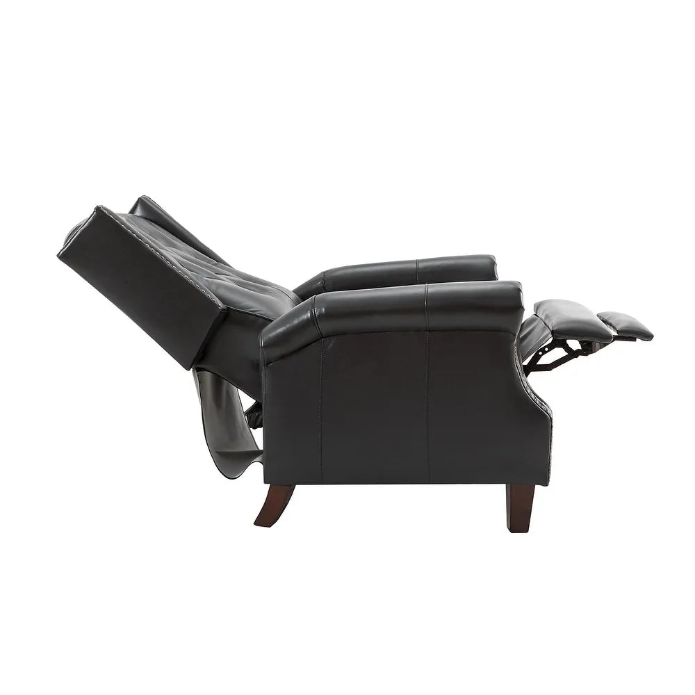 Claros Wooden Upholstery Recliner Set of 2 with Arms