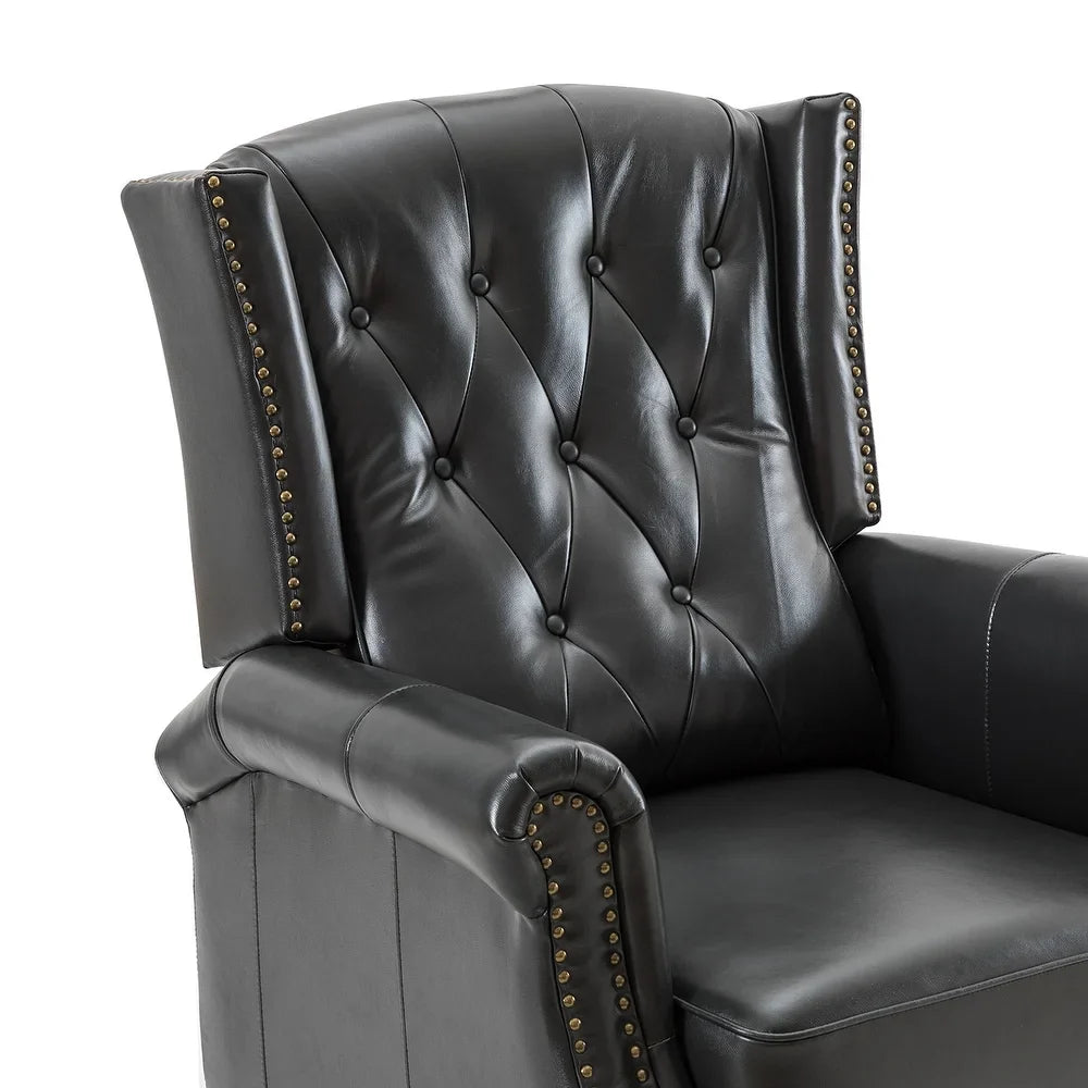 Claros Wooden Upholstery Recliner Set of 2 with Arms