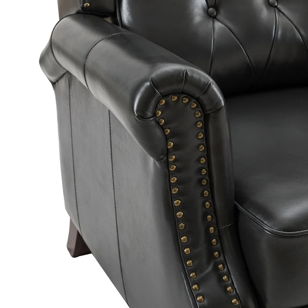 Claros Wooden Upholstery Recliner Set of 2 with Arms