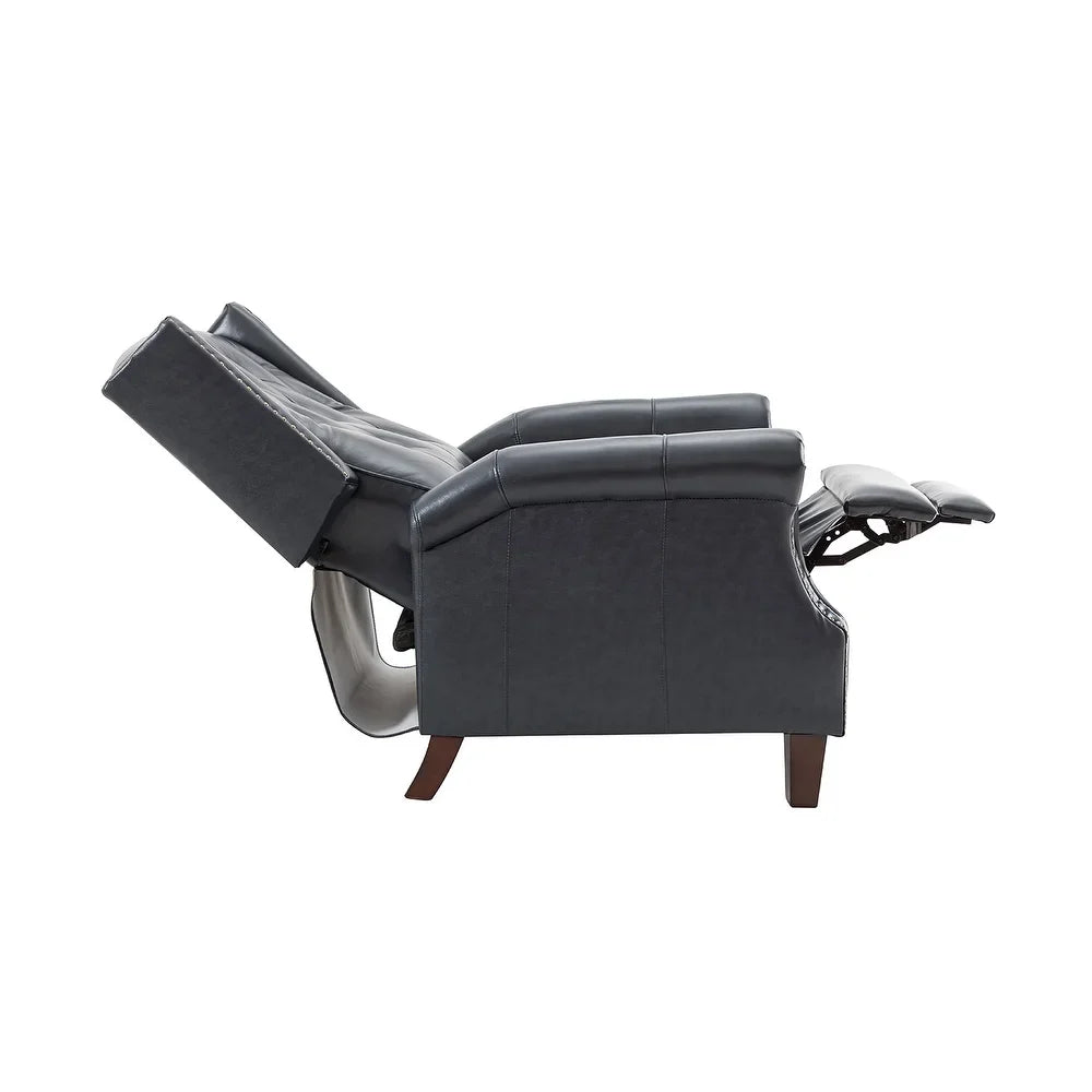 Claros Wooden Upholstery Recliner Set of 2 with Arms