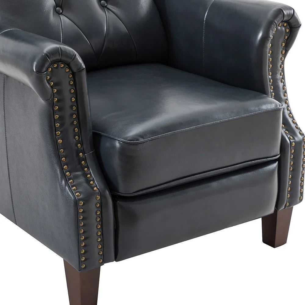 Claros Wooden Upholstery Recliner Set of 2 with Arms