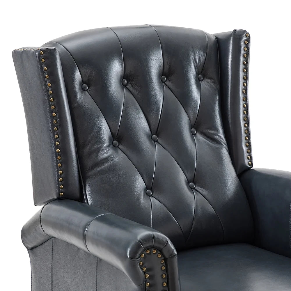 Claros Wooden Upholstery Recliner Set of 2 with Arms