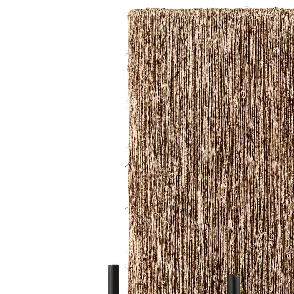 Cooper 16.5" Coastal Minimalist Rattan LED Table Lamp, Brown by JONATHAN Y