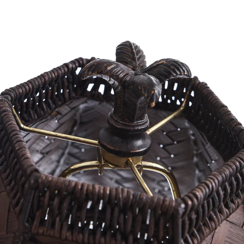 Copper Grove Prince Bronze Palm Tree Table Lamp