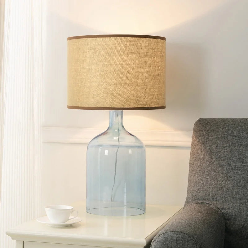 Corsica Clear Glass Finish Table Lamp
