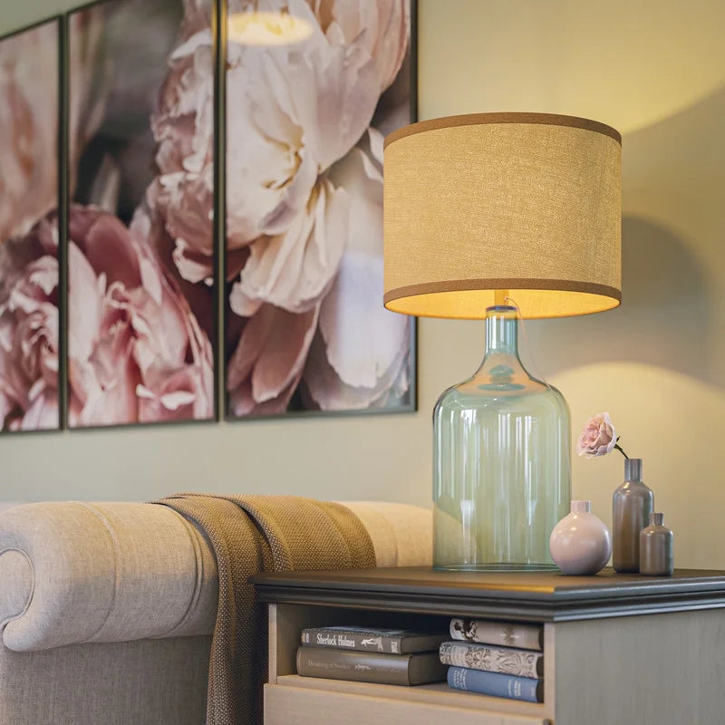 Corsica Clear Glass Finish Table Lamp