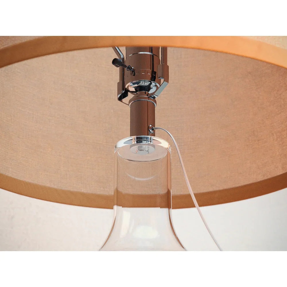 Corsica Clear Glass Finish Table Lamp