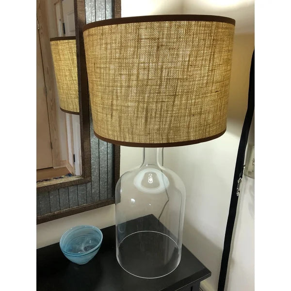 Corsica Clear Glass Finish Table Lamp