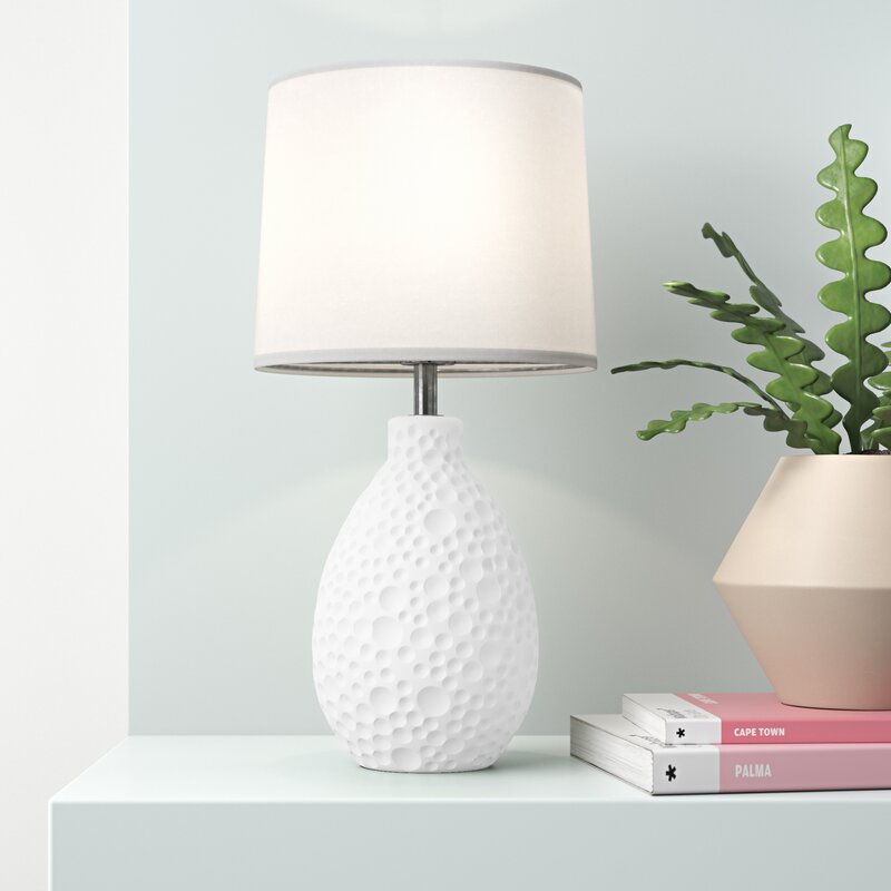 14 inch Ceramic Crafted Table Lamp