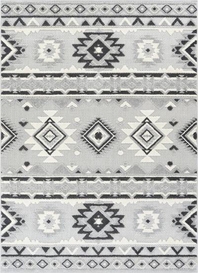 Mamba Grey Modern Indoor Outdoor Rug