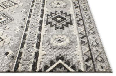 Mamba Grey Modern Indoor Outdoor Rug