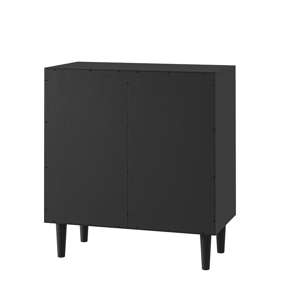 Multifunctional Door Accent Cabinet with Shelves