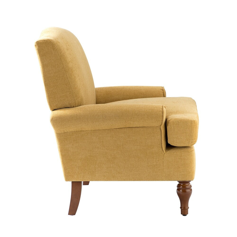 Dani Armchair for Bedroom with Recessed Arms Set of 2