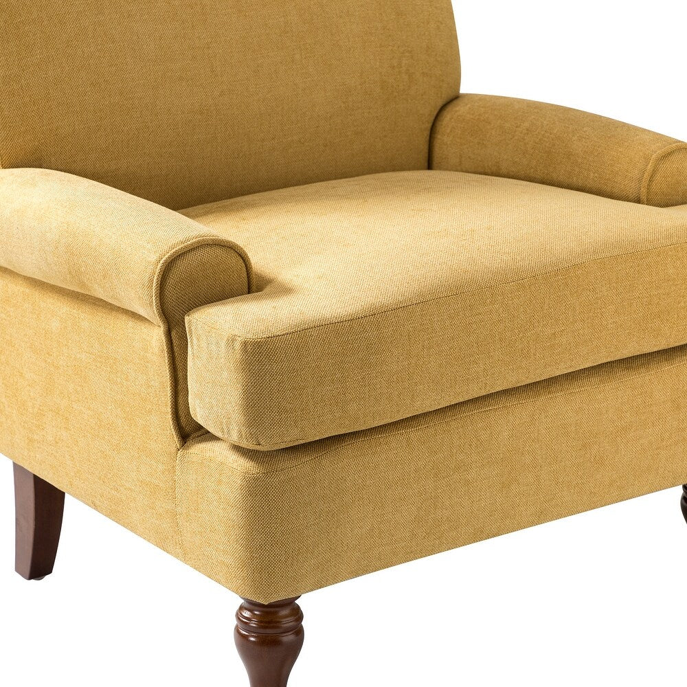 Dani Armchair for Bedroom with Recessed Arms Set of 2