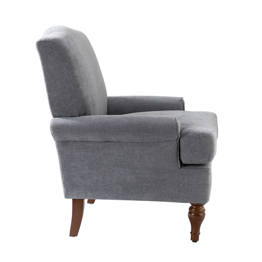 Dani Armchair for Bedroom with Recessed Arms Set of 2