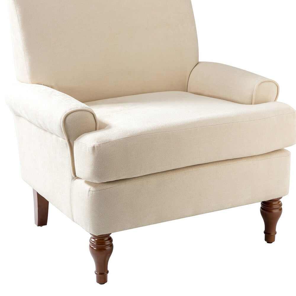 Dani Armchair for Bedroom with Recessed Arms Set of 2