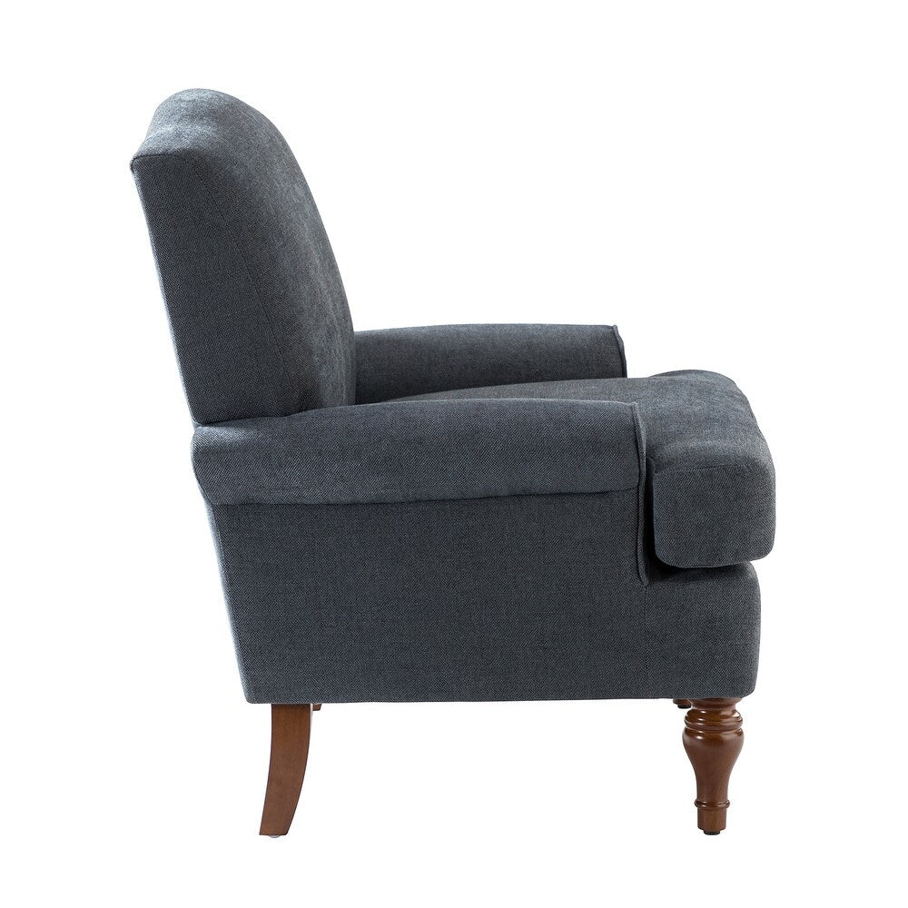 Dani Armchair for Bedroom with Recessed Arms Set of 2