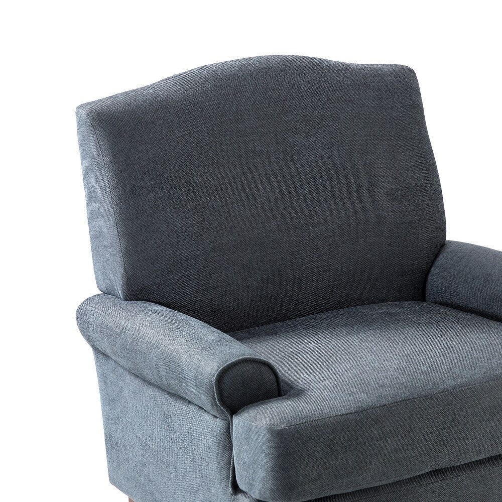 Dani Armchair for Bedroom with Recessed Arms Set of 2