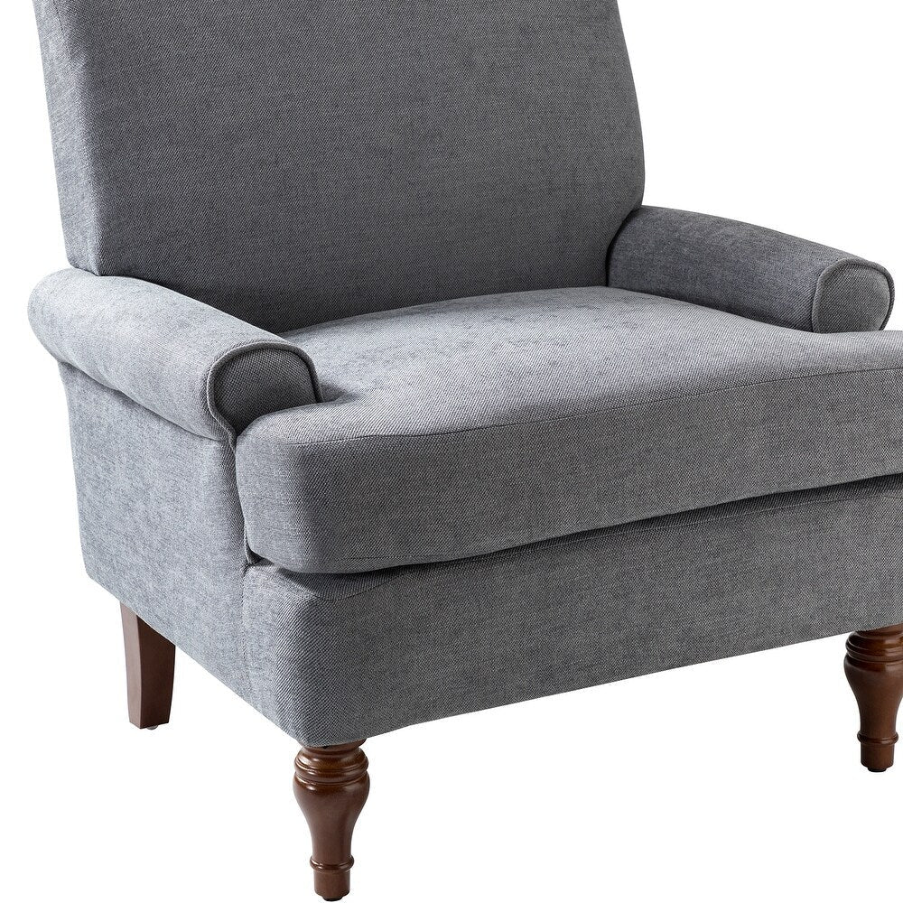 Dani Armchair for Bedroom with Recessed Arms Set of 2