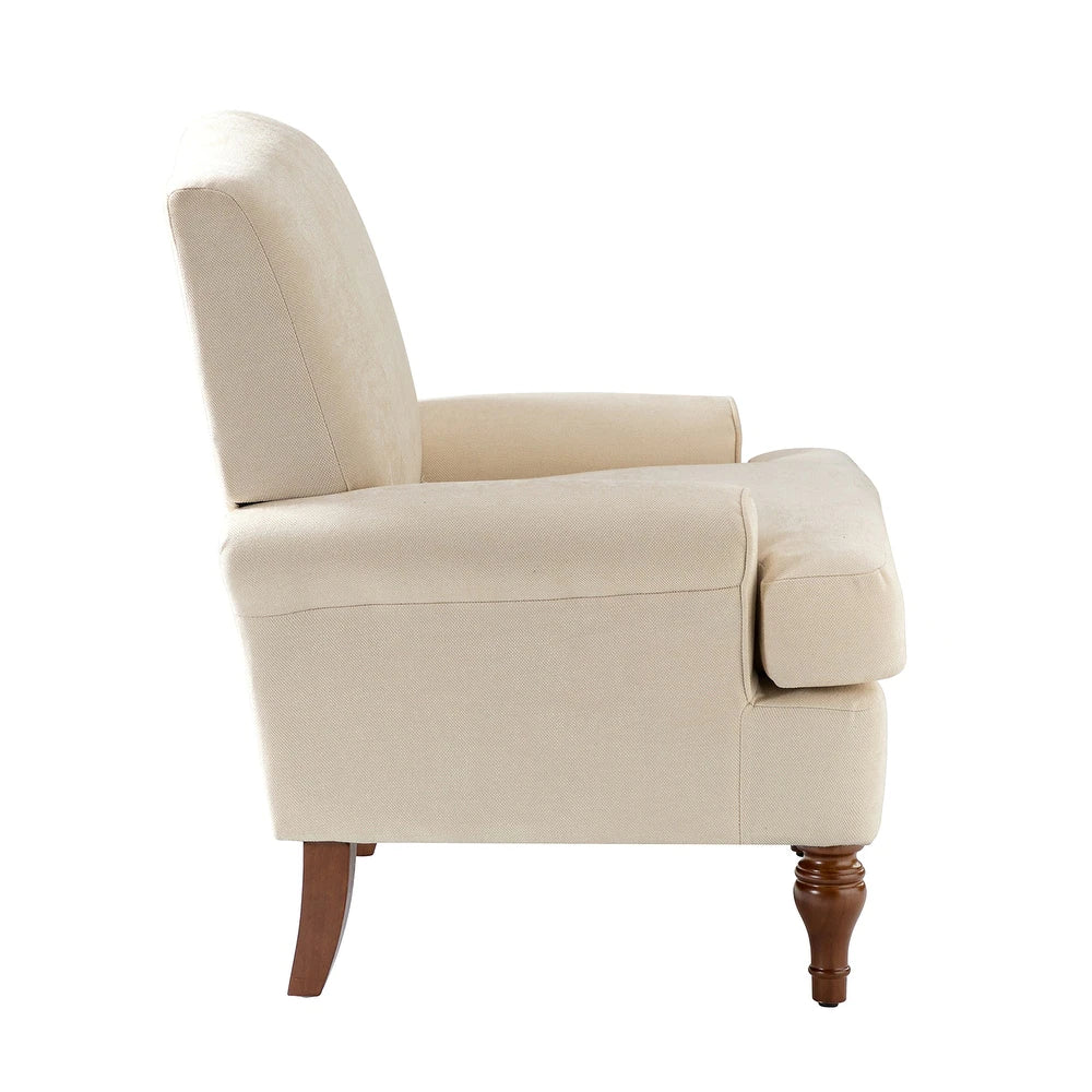 Dani Armchair for Bedroom with Recessed Arms Set of 2