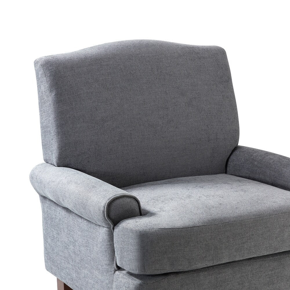 Dani Armchair for Bedroom with Recessed Arms Set of 2