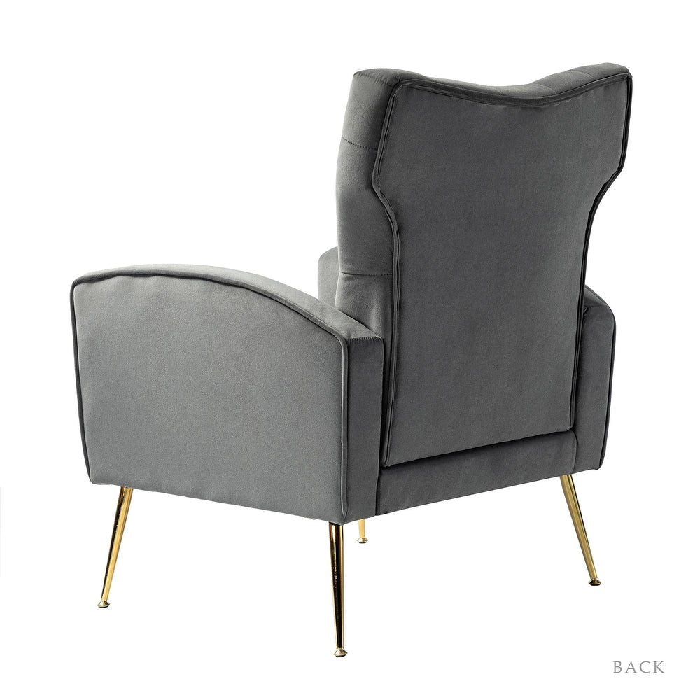 Danita Upholstered Accent Chair with Tufted Back