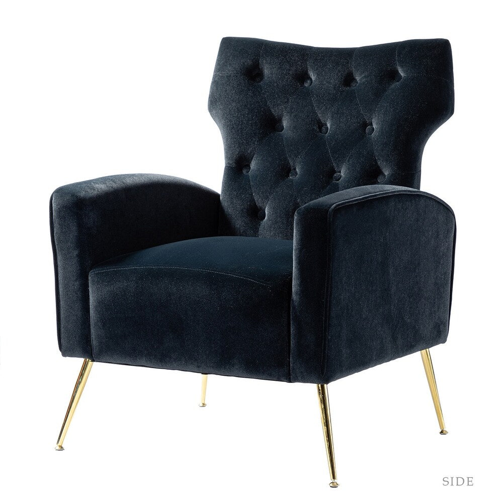 Danita Upholstered Accent Chair with Tufted Back