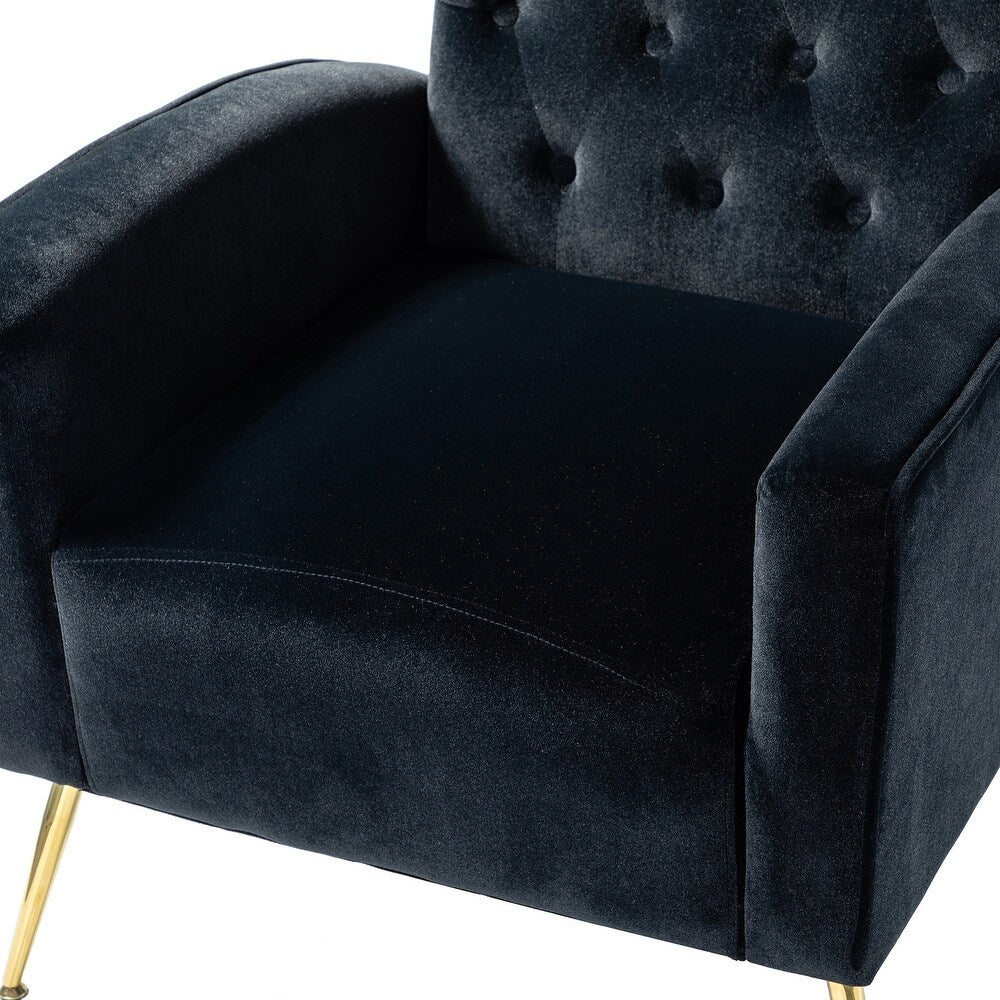 Danita Upholstered Accent Chair with Tufted Back