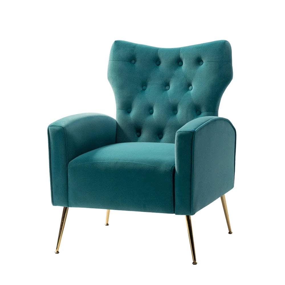 Danita Upholstered Accent Chair with Tufted Back